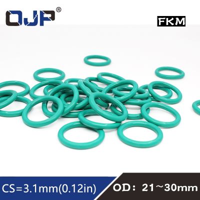 【DT】hot！ 5PCS/lot Rubber O ring 3.1mm Thickness OD21/22/23/24/25/26/27/28/29/30mm ORings Gasket Washer