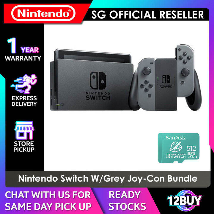 nintendo switch grey new