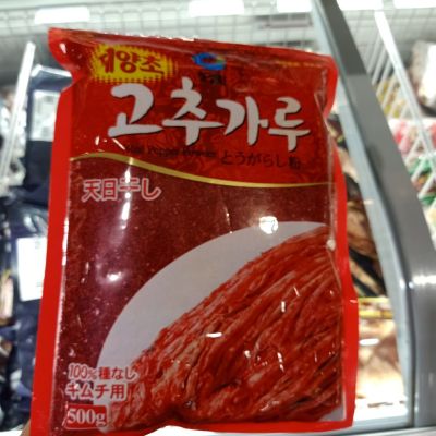 อาหารนำเข้า🌀 Korean grinding grinding grinding kimchi grinding pepper Korean Red Pepper Power Kimchi 500g