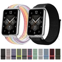 [HOT JUXLLKBKOW 514] สายไนลอนคุณภาพสูงสำหรับ Huawei Watch Fit 2 /Fit Sport Woven Band Bracelet อุปกรณ์ทดแทน