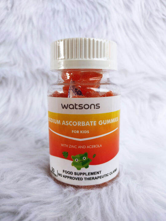 WATSONS Sodium Ascorbate Gummies with Zinc and Acerola for Kids Lazada PH
