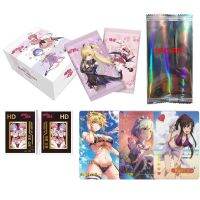 1กล่อง Goddess Story Collection การ์ดกล่องสีชมพู Tcg Heartbeat หายากอะนิเมะตารางเล่นเกมกระดานของเล่นเด็กคริสต์มาส Gift