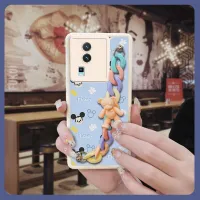 Skin feel silicone Nordic style Phone Case For VIVO IQOO NEO7/NEO7 SE Simplicity Skin-friendly feel protective case