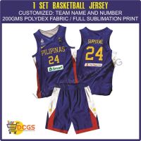 Basketball Jersey for Men Customized Name and Numbe 1 SETS BASKETBALL JERSEY CUSTOMIZED TEAM NAME AND NUMBERCODIn Stock