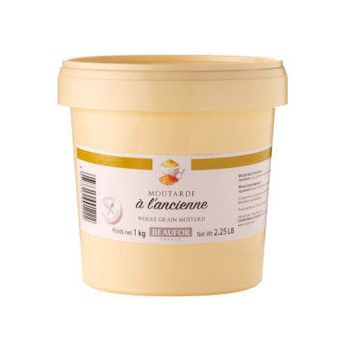 BEAUFOR WHOLE GRAIN MUSTARD 1KG Lazada
