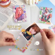 Toploader có seal 2 mặt kích thước B8 đựng card ảnh card anime idol Kpop
