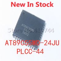 5PCS/LOT 100% Quality  AT89C55WD-24JU AT89C55WD PLCC-44 SMD Microcontroller In Stock New Original