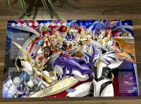 Digimon Playmat DTCG CCG Mat Omegamon OmniShoutmon Gallantmon Susanomon Trading Card Game Mat Mouse Desk Pad TCG Gaming Play Mat