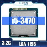 ใช้ I5 Intel คอร์ของแท้3470 LGA 1155โพรเซสเซอร์3.20GHz 5GT/S 6MB L3ซ็อกเก็ต1155 I5-3470 CPU รองรับเมนบอร์ด B75 Gubeng