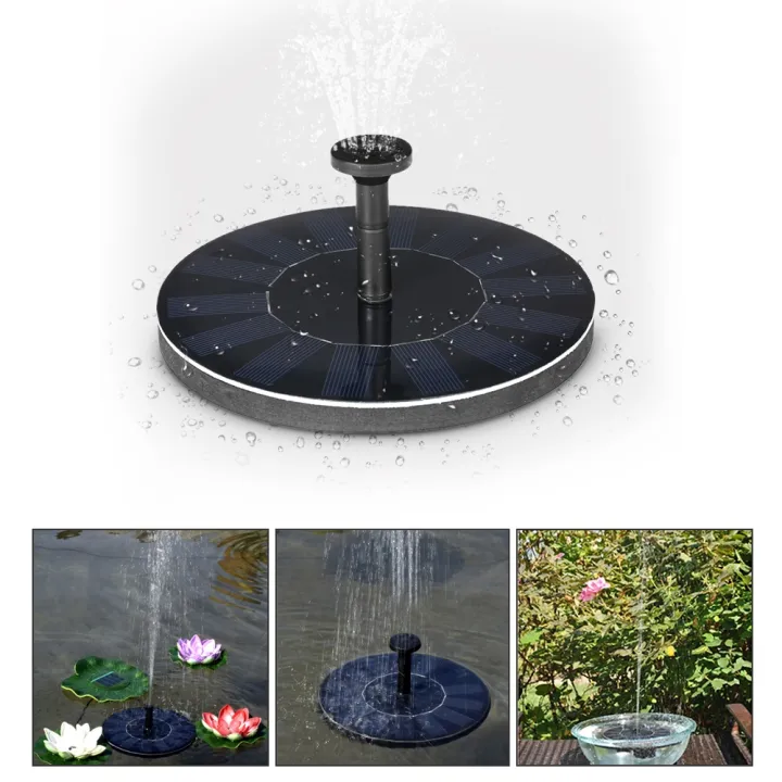 Decdeal Solar-power Fountain Brushless Pump Plants Watering Kit with ...