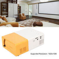 มินิโปรเจคเตอร์ โปรเจคเตอร์พกพา AV VGA USB HD US Plug 100‑240V สำหรับห้องนอน