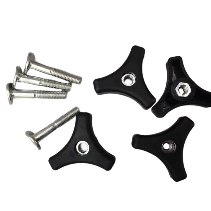 ชุดสลักเกลียวที่จับรูปสามเหลี่ยมน็อตลูกบิด2ชิ้นอะไหล่ตัวยึดสำหรับฮอนด้า