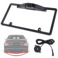 Car Rear View Cameras USA License Plate Video Parking Sensor with LED Rear View Camera