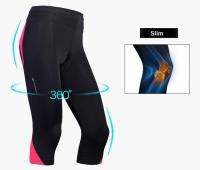 s  Womens Cycling Pants 3/4 Length Cycling Pants Sportswear 3D Gel Pad Short