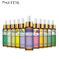 PHATOIL 10MLหญ้าแฝกThyme Cypressชาดอกคาโมไมล์Treeน้ำมันหอมระเหยสำหรับเครื่องพ่นกลิ่นอโรม่าน้ำมัน