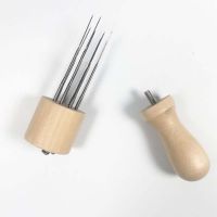 ▧☽✻ 1Pcs Wool Felt Diy Poke 8 Needle Felting Fabric Solid Wood Easy To Disassemble Felts Faster Poking Needle Sewing Accessories