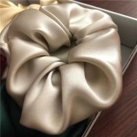 Heavyweight 100% Pure Silk Handmade Hair Scrunchies For Women Fashion Hair Ties Soft Hairbands New Girls Hair Accessoires Hair Accessories