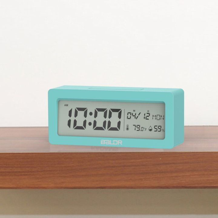 worth-buy-baldr-นาฬิกาปลุกเดสเพอร์ทาดอร์นาฬิกาดิจิตอลตั้งโต๊ะอิเล็กทรอนิกส์ความชื้นจอแสดงผลแบ็คไลท์สีขาว