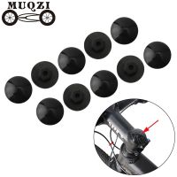 MUQZI 10pcs Bike Headset Cover M6 bowl Set Screw Silica gel Top Cap covers MTB Road Fixed Gear Folding Bicycle Bumper Stickers Decals  Magnets