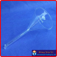 (8 pieceslot) 75mm funnel,Laboratory glass triangle funnel,Diameter of 75 mm