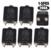1-5pcs Car Truck Motor Automotive Relay 12V 200A/100A Continuous Type Relays High Current 4 Pin
