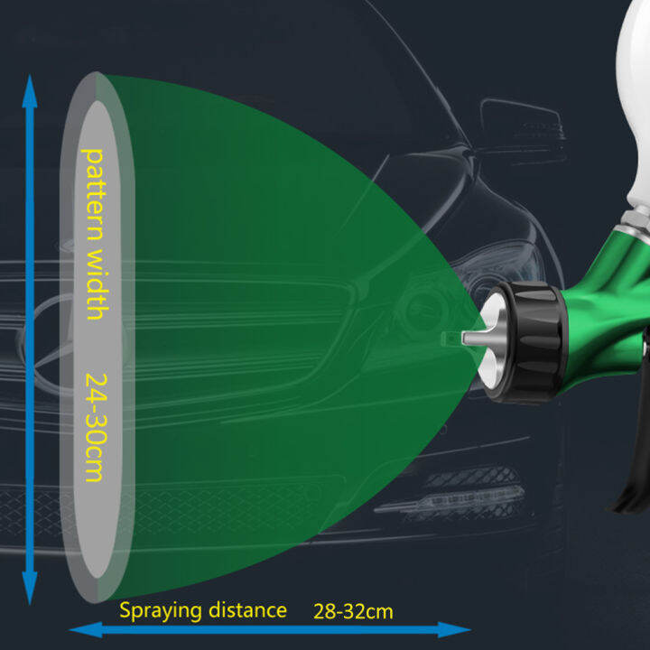 kkmoon-เครื่องพ่นไหลลง-lvmp-สเปรย์วาดภาพแอร์รถยนต์เครื่องมือยานยนต์ระดับมืออาชีพหัวฉีด-x2020ขนาด1-3มม-กาพ่นสีรถยนต์