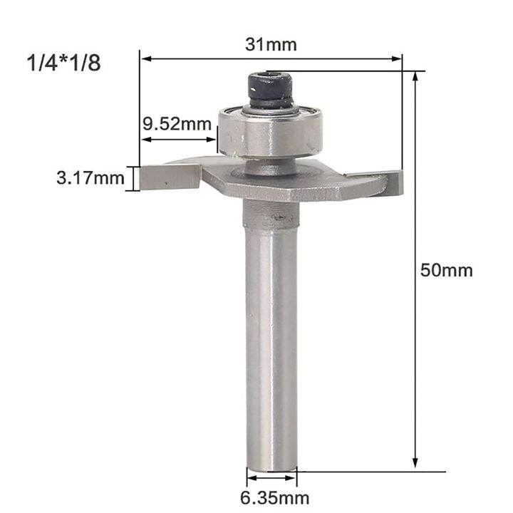 พร้อม-router-bit-t-type-milling-1-4นิ้ว-shank-biscuit-joint-slot-cutter-สำหรับงานไม้