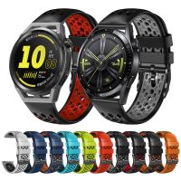 sdfdfsgs 22mm Silicone Breathable Sport Strap For Huawei Watch GT3 46mm band for Huawei Watch3 Runner GT2 Pro 2e Bracelet Belt Watchband