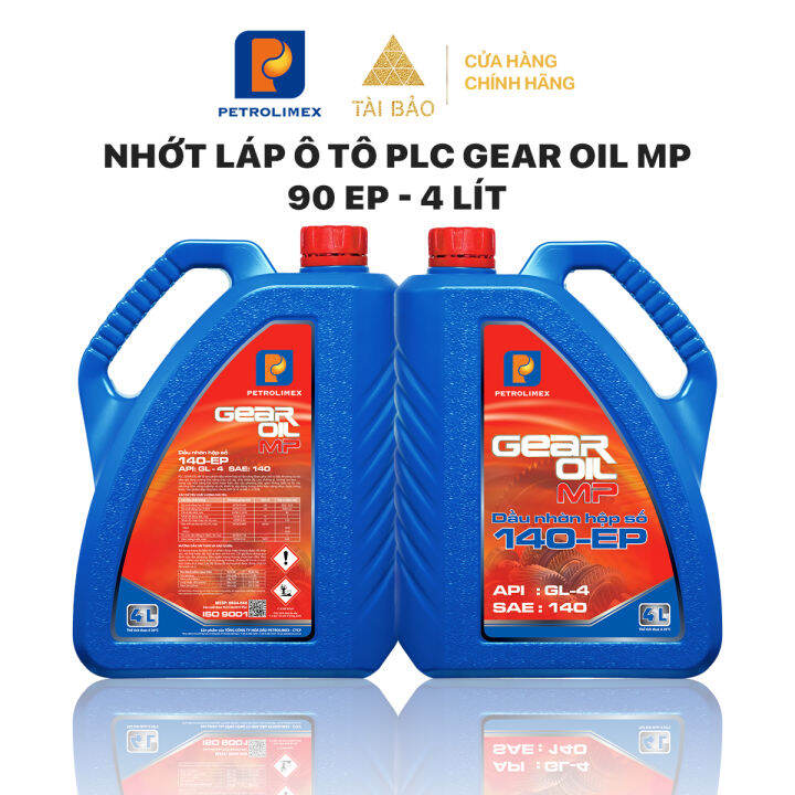 Nhớt hộp số ô tô Petrolimex PLC Gear Oil MP 90 EP (4L) Chính hãng