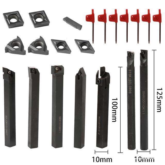 21pcs-12mm-10mm-8mm-shank-lathe-turning-tool-holder-boring-bar-lathe-tools-lathe-cutter-metal-turning-rod-holders-and-inserts