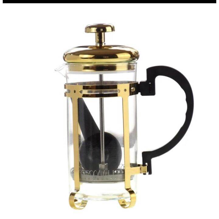 Gold French Press coffee maker 600 ML Lazada PH