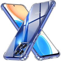 แฟชั่นที่สร้างสรรค์เคสโปร่งใสสำหรับ Huawei Honor X8 4G X7 X9 4G Huawei Nova 9 9 9 SE 10 10 Pro หนาป้องกันการตกกระแทกฝาครอบใส