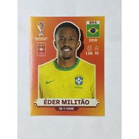 Eder Militao สติ๊กเกอร์สะสม ฟุตบอลโลก world cup 2022 Brazil Brasil ของสะสมทีมฟุตบอล บราซิล