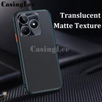 สำหรับ Realme C51 เคส กันกระแทกขอบนิ่มผิวด้านโปร่งใสฝาหลังแบบใสแข็งกรอบซิลิโคน Realme C51 กรอบด้านหลัง เคสมือถือ