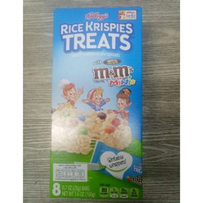 🔷New Arrival🔷 Kelloggs Rice Kristies Treats M&amp;m Minis160g.  🔷🔷