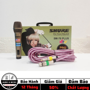 Bán Mic SHURE USA Bãi Xịn, Micro Karaoke Có Dây SHURE SM-78 Plus