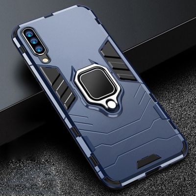 「Enjoy electronic」 For Samsung Galaxy A70 Case Armor PC Cover Metal Ring Holder Phone Case On For Samsung A50 A 70 2019 Cover Shockproof Bumper