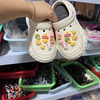 รองเท้ามีเสน่ห์รูปสัตว์ Crocs Jibbitz 16ชิ้น/เซ็ตหัวรัดเชือกรองเท้าสร้างสรรค์สำหรับ Crocs