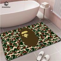 Non-slip and Washable Kitchen Mat B-BAPE Entrance Door Mats Doormat Carpet Living Room Bathroom Rug Rugs Bath Bedrooom Hallway