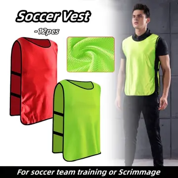 12 Pcs Adults Soccer Pinnies Quick Drying Football Team Jerseys
