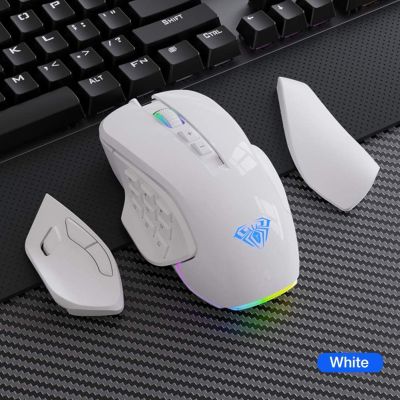 AULA H510 Gaming Mouse Wired RGB 10000 DPI USB Computer Mouse Gamer LED Silent Mouse Ergonomics Game Mice for PC Laptop Desktop