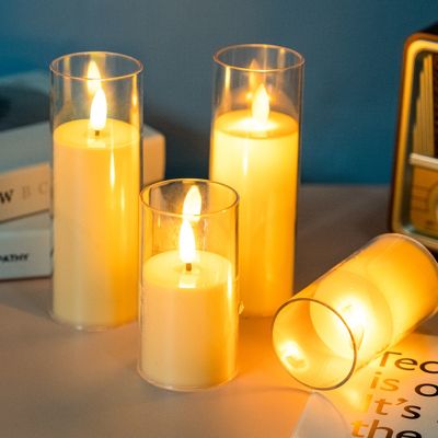 Flickering Flameless Candles Light Battery Operated LED Tealight for Wedding Party Holiday Ornament LED Electronic Candle