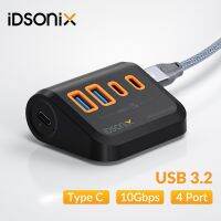 Idsonix USB ฮับ3.2รางช่องยูเอสบีซ็อกเก็ตหลายพอร์ตกับการ์ดรีดเดอร์ SD Type C ฮับ PC USB 3.0สำหรับ Lenovo Macbook Pro J28