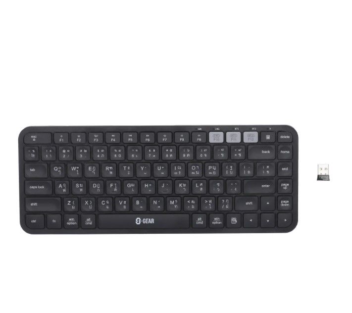 wireless-keyboard-คีย์บอร์ดไร้สาย-s-gear-wireless-amp-bluetooth-multi-device-keyboard-kb-h701