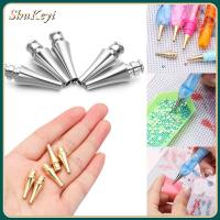 SHUKEYI 1/3/5PCS นำกลับมาใช้ใหม่ได้ งานฝีมือ DIY งานปัก หัวปากกาเจาะจุด ปากกาเพ้นท์เพชร เคล็ดลับปากกาเพ้นท์เล็บ เปลี่ยนหัวปากกา