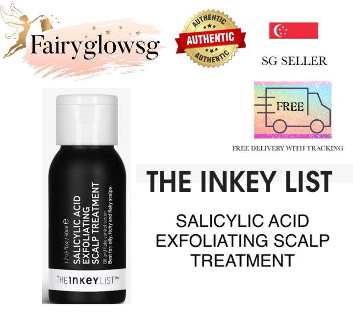 The Inkey List Salicylic Acid Exfoliating Scalp Treatment( 50ml ) Lazada Singapore