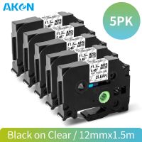 □❈❂ Aken 5pcs Heat Shrink Tubes Label Tape Compatible for Brother P-touch Printer 12mm HSe-231 Label Tape for E1000 Label Maker