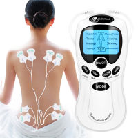 8 Pads modes Electric Massager Tens unit Acupuncture Body Massage Digital Therapy Machine Back Neck Foot Healthy Care (English manual)