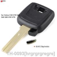 ■∈ hrgrgrgregre Keyecu Inteligente de Ignição Chip De Transponder Chave Com para ID48 S80 S60 V70 XC70 XC90 2004 2005 2006 2007 2008 2009-2011