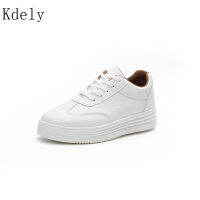 New White Sneakers Women Causal Shoes Platform Basket Femme Height Increasing Ladies Round Toe Female Tenis Feminino